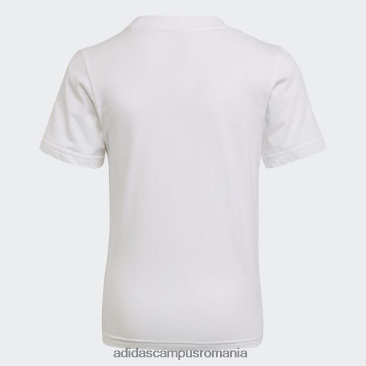 adidas campus romania set pantaloni scurți și tricou adicolor alb copii alb/roz J266N224998