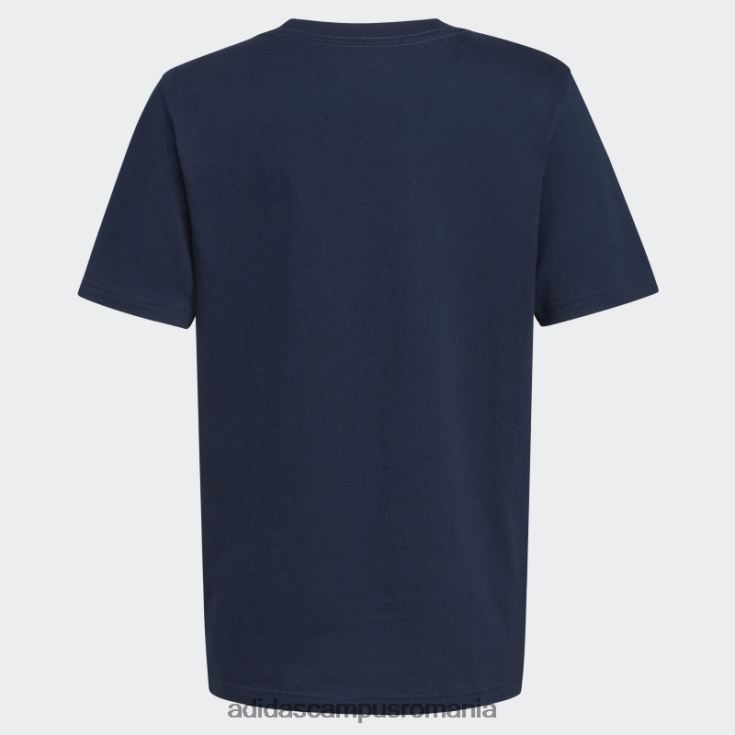 adidas campus romania ss tee two tone bos bleumarin copii marina J266N224944