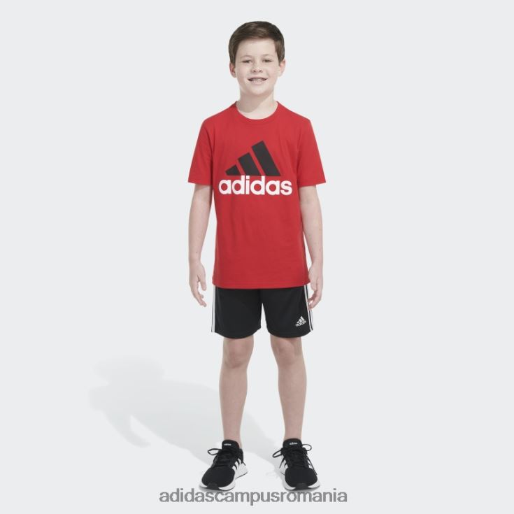 adidas campus romania stacojiu ss tee two tone bos copii stacojiu J266N224946