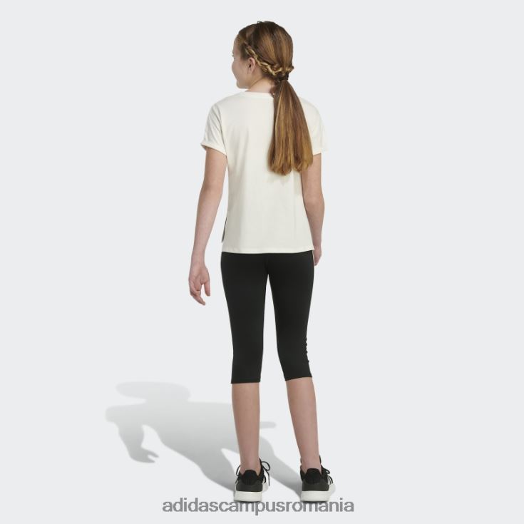adidas campus romania talie albă dolman 22 tee copii alb J266N225438