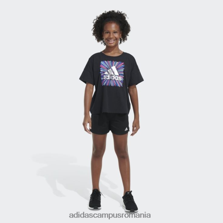 adidas campus romania tee box negru copii negru J266N225429