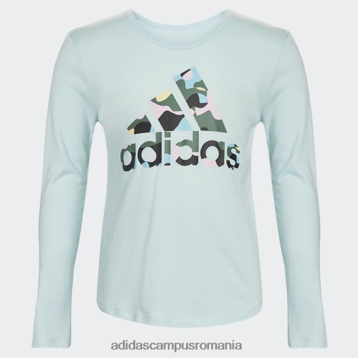 adidas campus romania tricou adidas cu mânecă lungă și decolteu 23 albastru copii albastru J266N225431