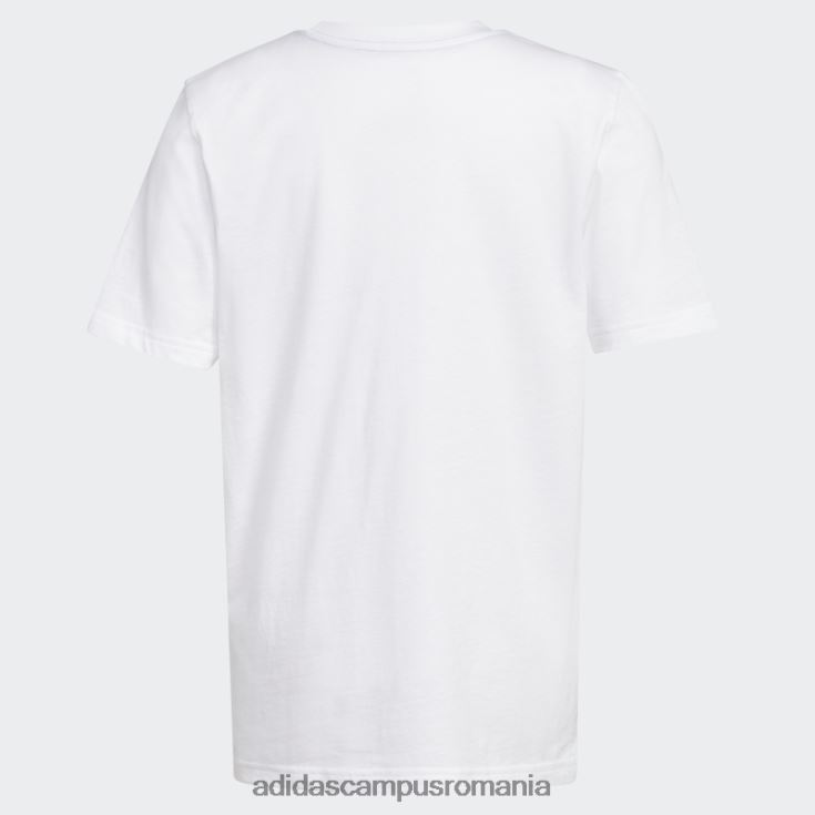 adidas campus romania tricou alb cu logo ss camo copii alb J266N225025