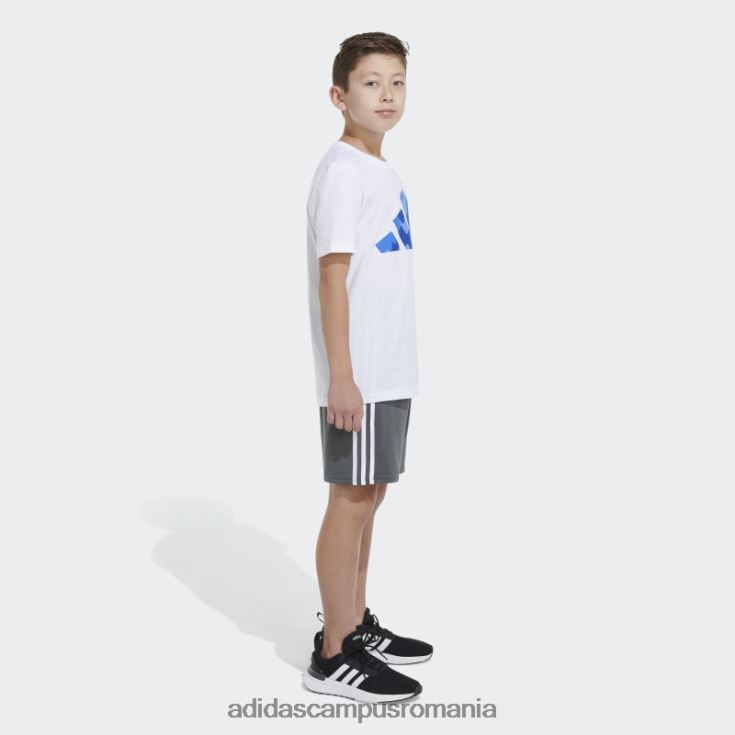 adidas campus romania tricou alb cu logo ss camo copii alb J266N225025