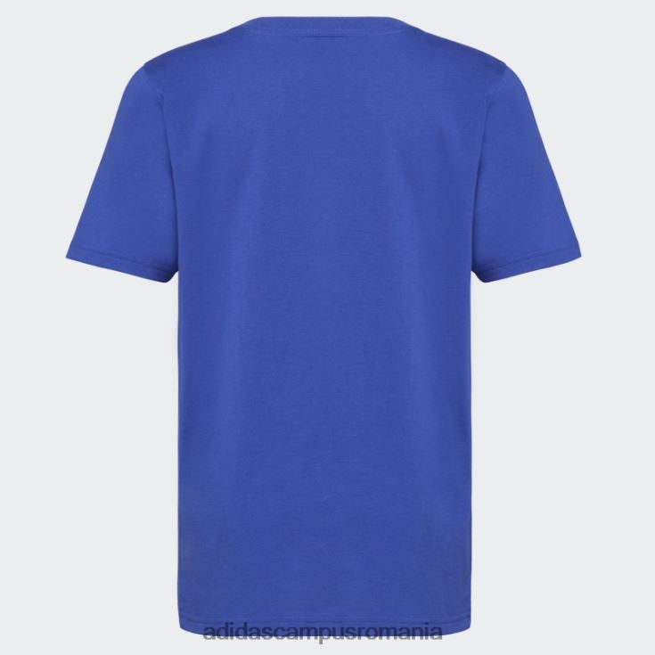 adidas campus romania tricou albastru cu logo emb essential copii albastru J266N224977