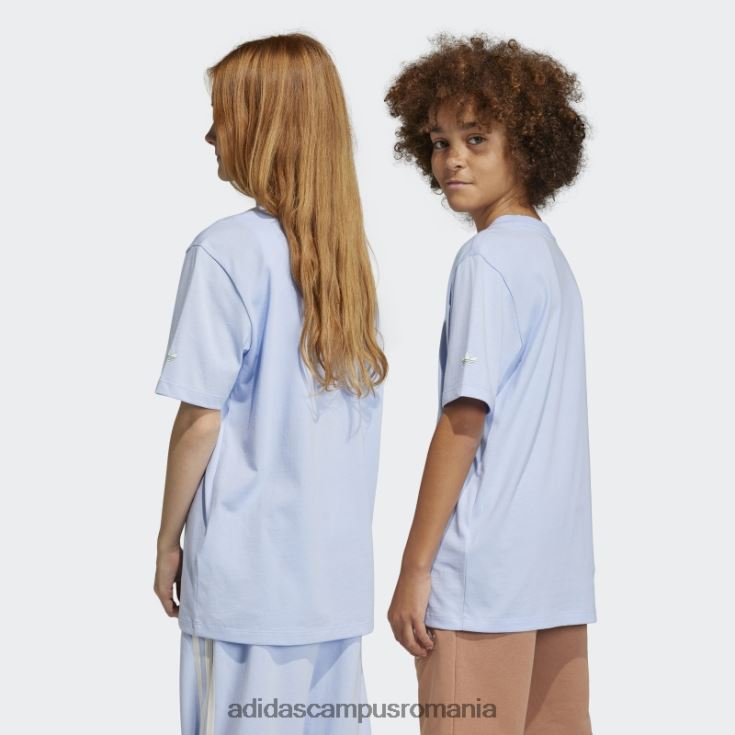 adidas campus romania tricou boyfriend albastru cu imprimeu grafic adidas copii zori albastre J266N225065