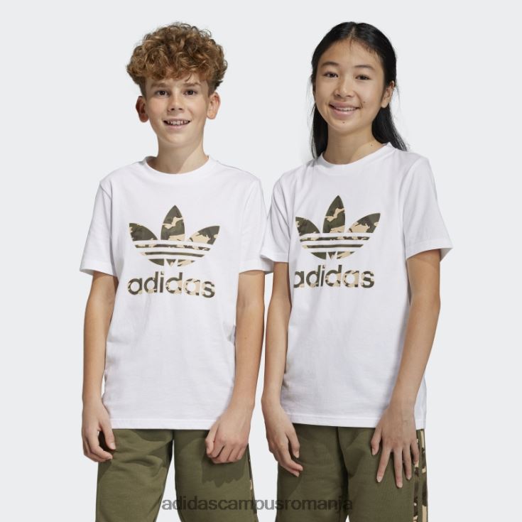 adidas campus romania tricou camo adidas alb copii alb J266N224978