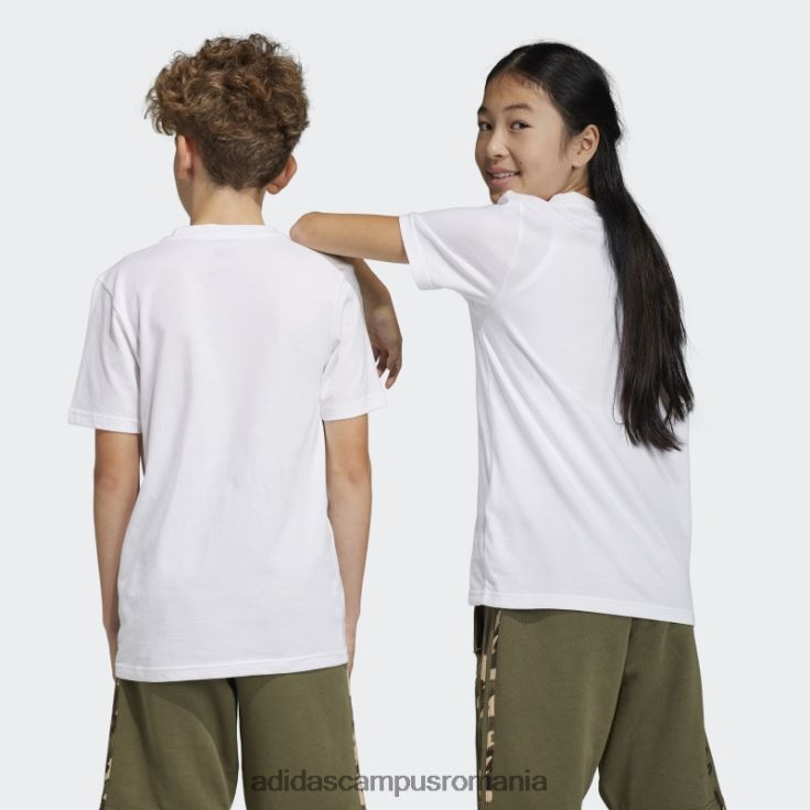 adidas campus romania tricou camo adidas alb copii alb J266N224978
