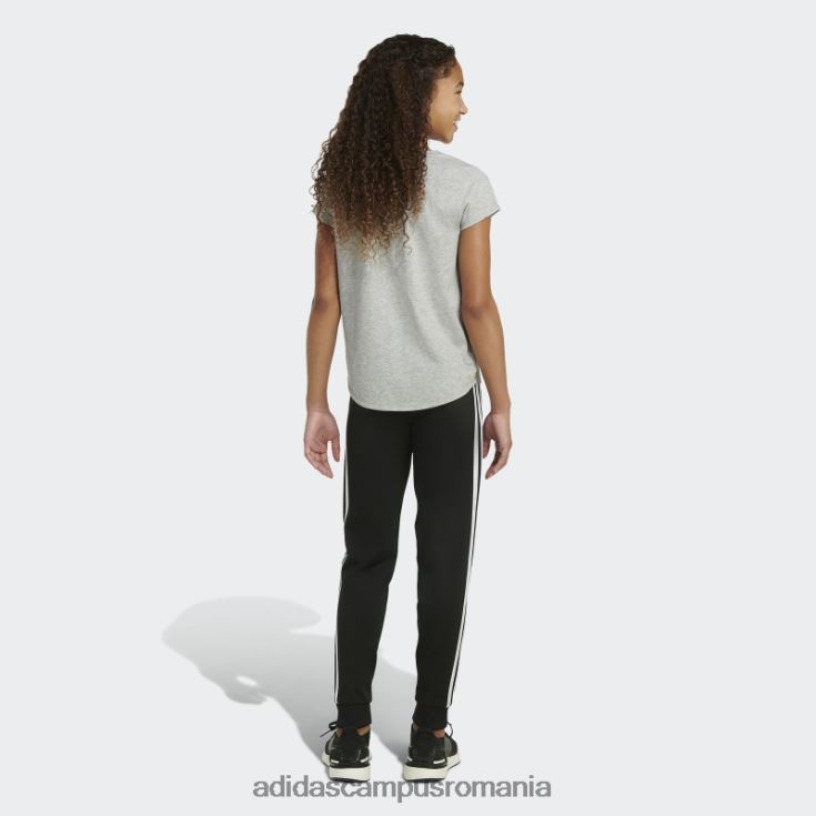 adidas campus romania tricou cu mânecă scurtă heather scoop gri mediu adidas copii gri mediu J266N225386