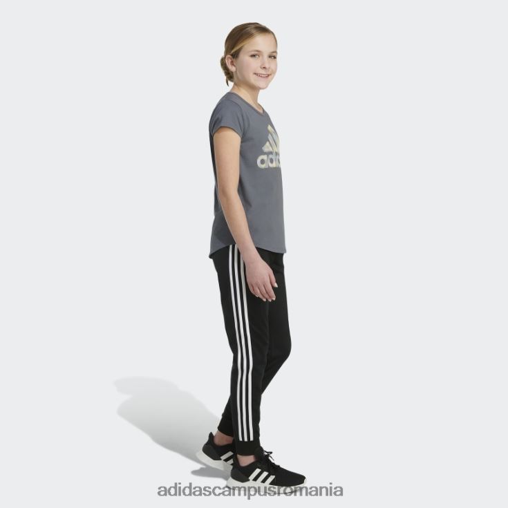 adidas campus romania tricou cu mânecă scurtă onix copii onix J266N225442