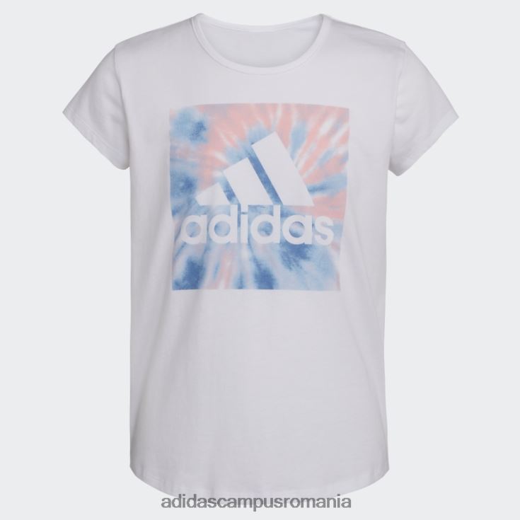 adidas campus romania tricou cu scoop alb copii alb J266N225409