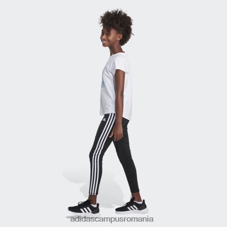 adidas campus romania tricou cu scoop alb copii alb J266N225409