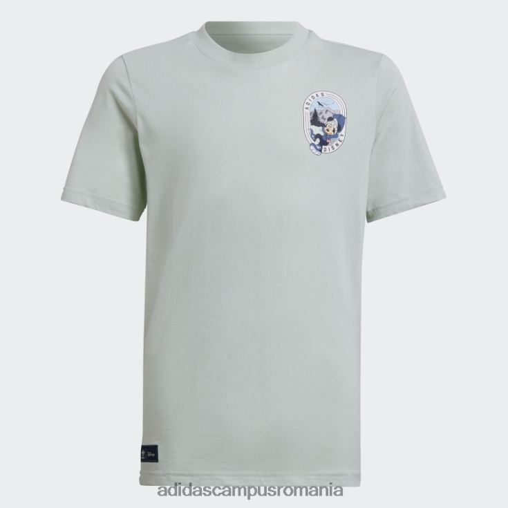 adidas campus romania tricou disney mickey și prietenii verde fierbinte copii verde J266N225105
