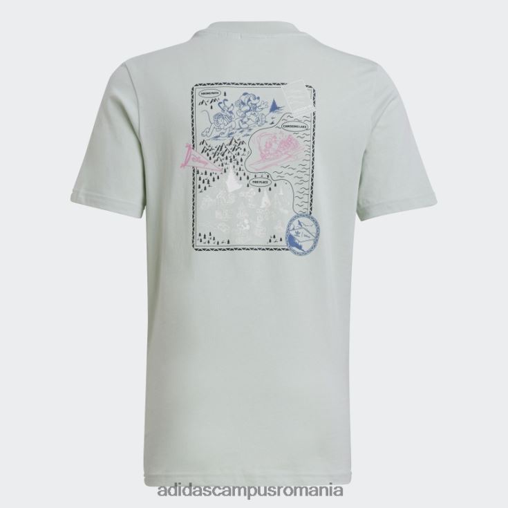 adidas campus romania tricou disney mickey și prietenii verde fierbinte copii verde J266N225105