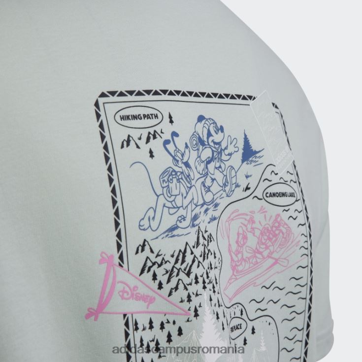 adidas campus romania tricou disney mickey și prietenii verde fierbinte copii verde J266N225105