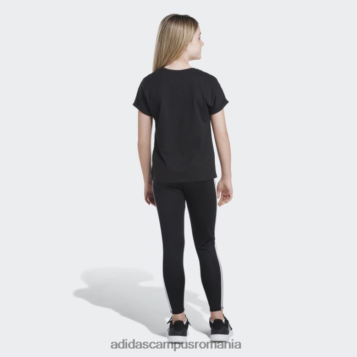 adidas campus romania tricou dolman talie 22 negru adidas copii negru J266N225380