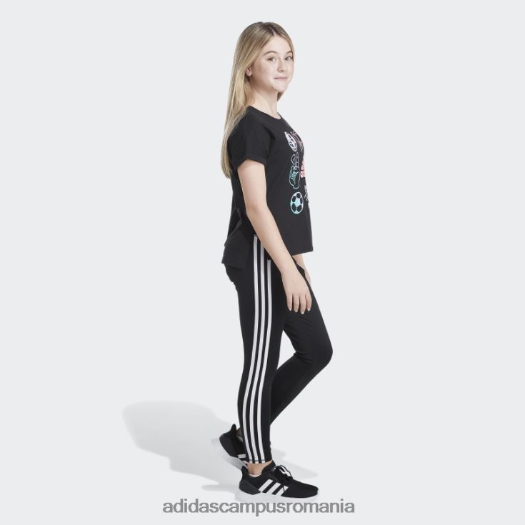 adidas campus romania tricou dolman talie 22 negru adidas copii negru J266N225380