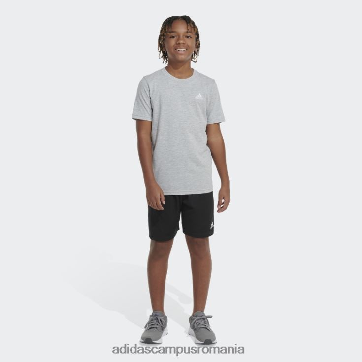 adidas campus romania tricou gri, cu logo-ul esențial, negru copii cenuşiu căpricat J266N224952