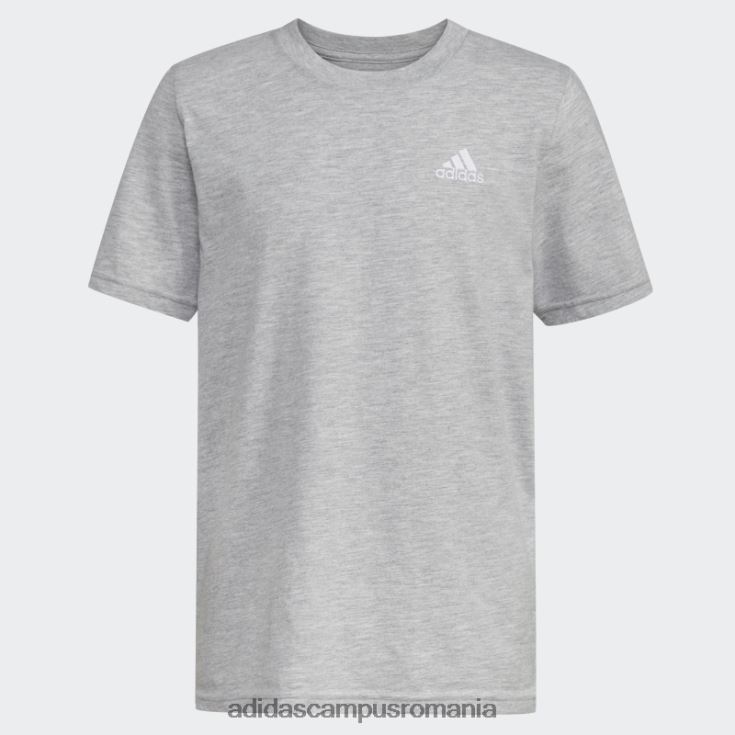 adidas campus romania tricou gri, cu logo-ul esențial, negru copii cenuşiu căpricat J266N224952