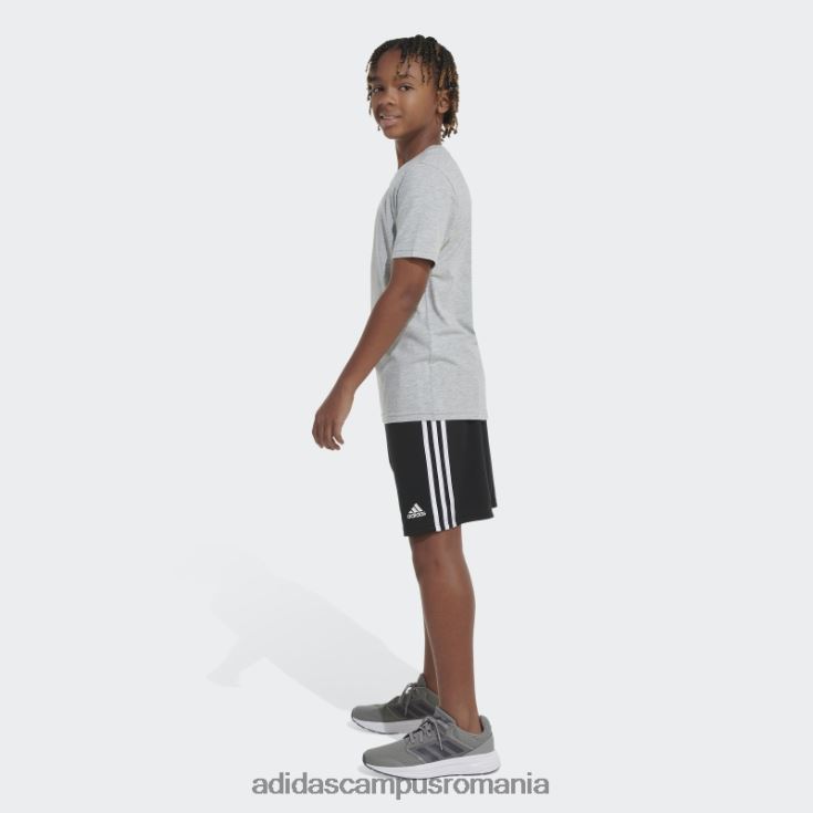 adidas campus romania tricou gri, cu logo-ul esențial, negru copii cenuşiu căpricat J266N224952