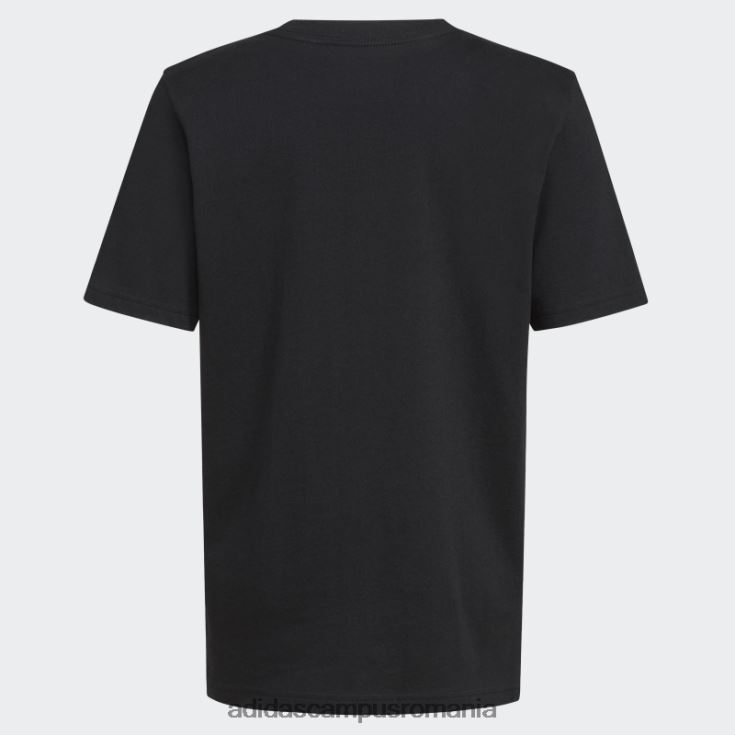 adidas campus romania tricou negru cu logo ss camo copii negru J266N224953