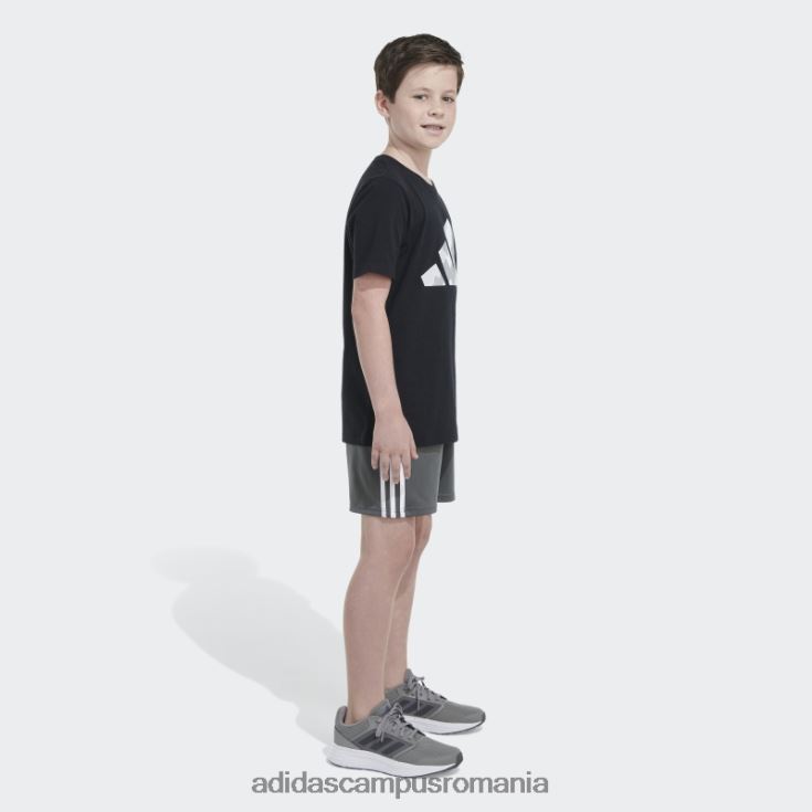 adidas campus romania tricou negru cu logo ss camo copii negru J266N224953