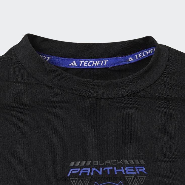 adidas campus romania tricou negru cu mânecă lungă marvel pantera neagră techfit copii cerneala neagra J266N224949
