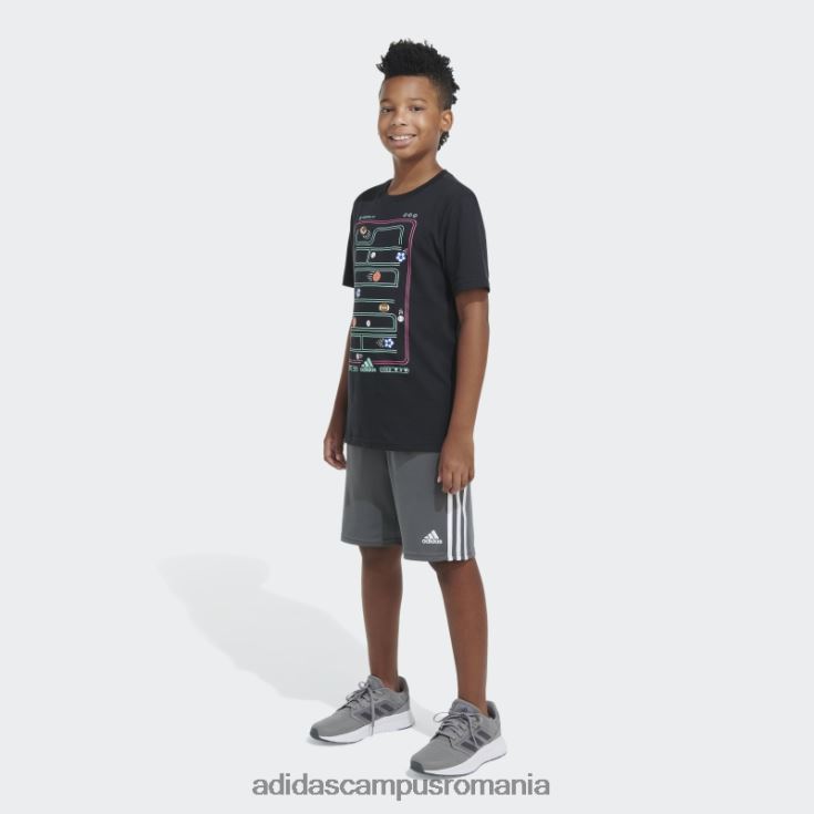 adidas campus romania tricou negru ss gaming23 adidas copii negru J266N224945