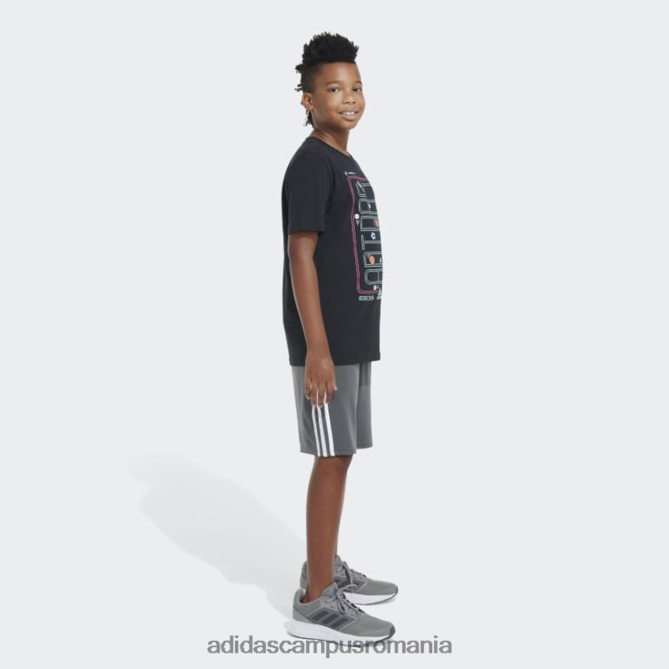 adidas campus romania tricou negru ss gaming23 adidas copii negru J266N224945