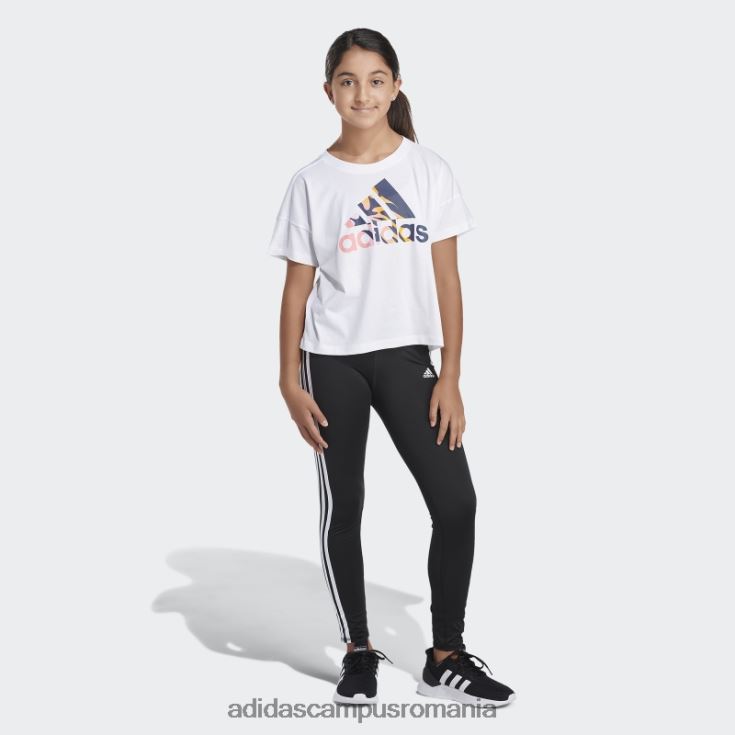 adidas campus romania tricou oversize alb copii alb J266N225358