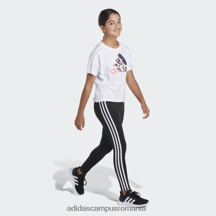 adidas campus romania tricou oversize alb copii alb J266N225358