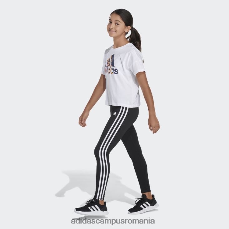 adidas campus romania tricou oversize alb copii alb J266N225358