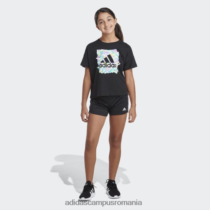 adidas campus romania tricou oversize negru copii negru J266N225388