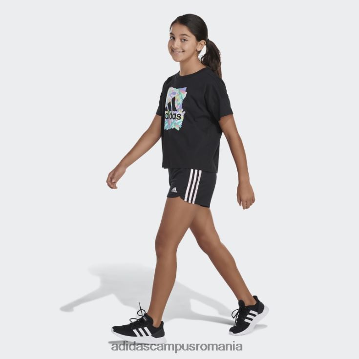 adidas campus romania tricou oversize negru copii negru J266N225388