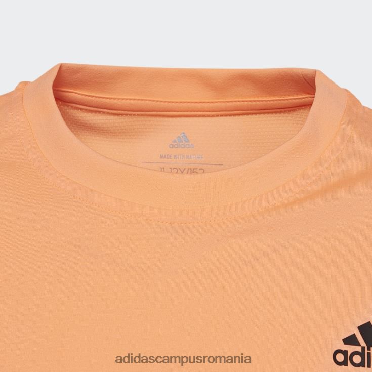 adidas campus romania tricou portocaliu de tenis new york freelift copii fascicul portocaliu J266N225037