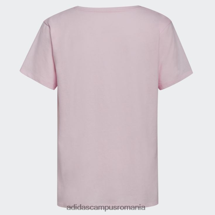 adidas campus romania tricou roz cu fantă lungă (dimensiune extinsă) copii roz J266N225444
