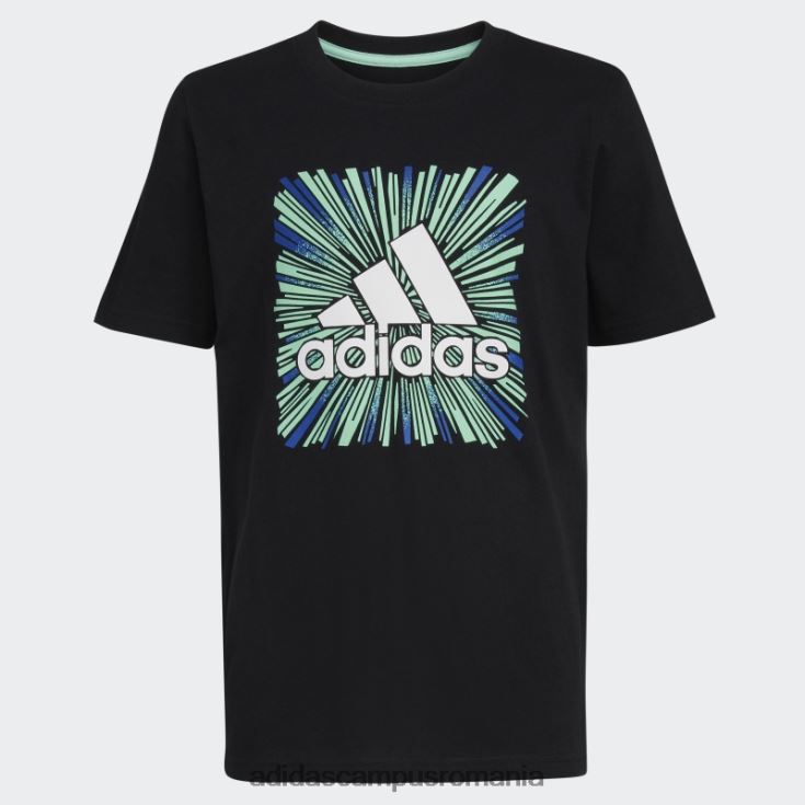adidas campus romania tricou sport ss optimist negru copii negru J266N225046