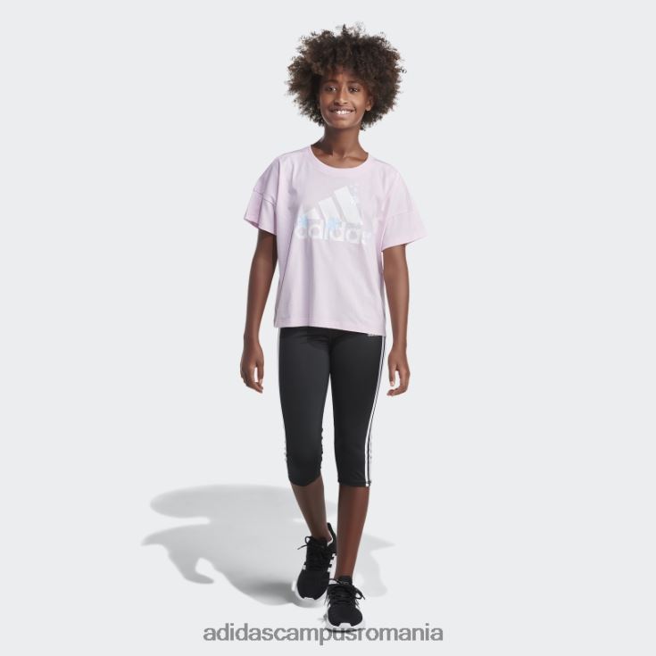 adidas campus romania tricou supradimensionat roz copii roz J266N225351