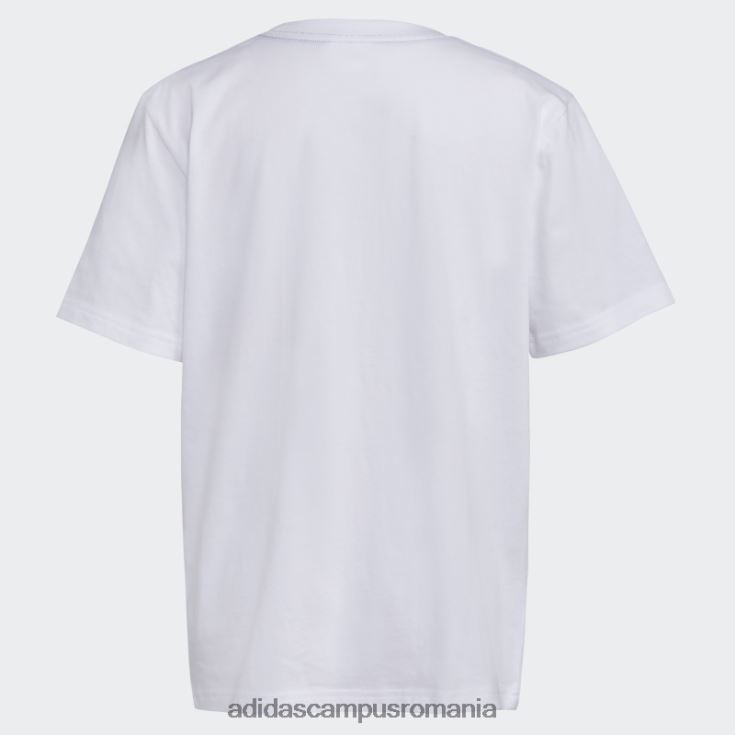 adidas campus romania vopsea insigna de tricou sport alb copii alb J266N225093