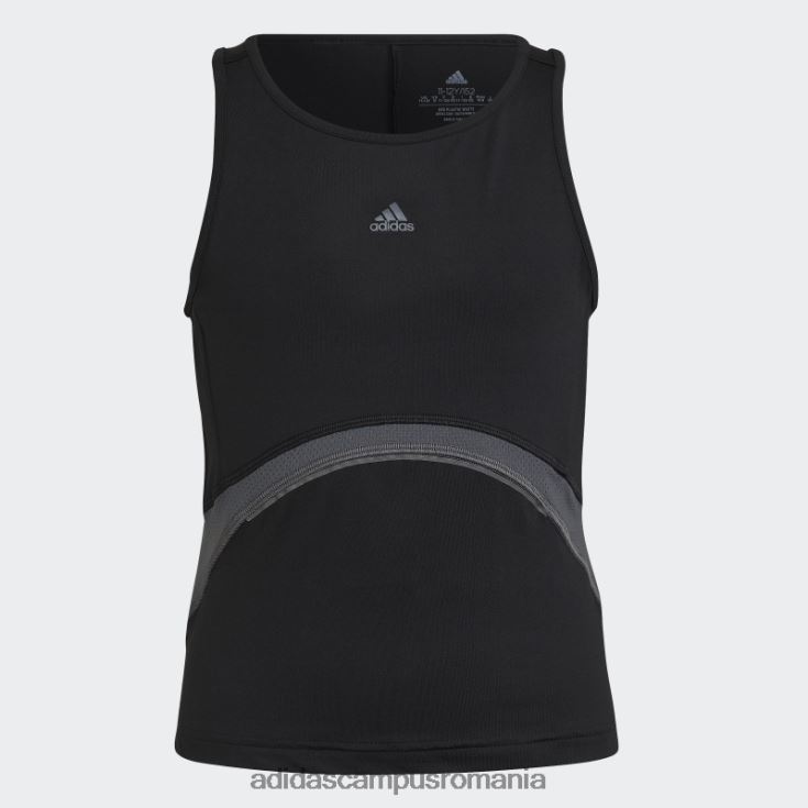 adidas campus romania maiou negru aeroready hiit copii negru/gri/argintiu J266N225379