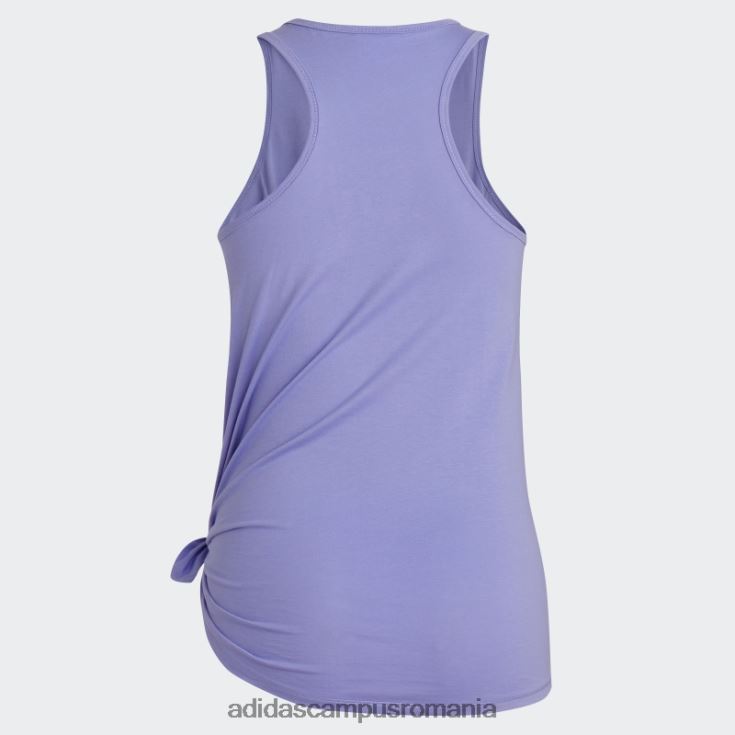 adidas campus romania top cu cravată în față violet deschis adidas copii violet deschis J266N225356