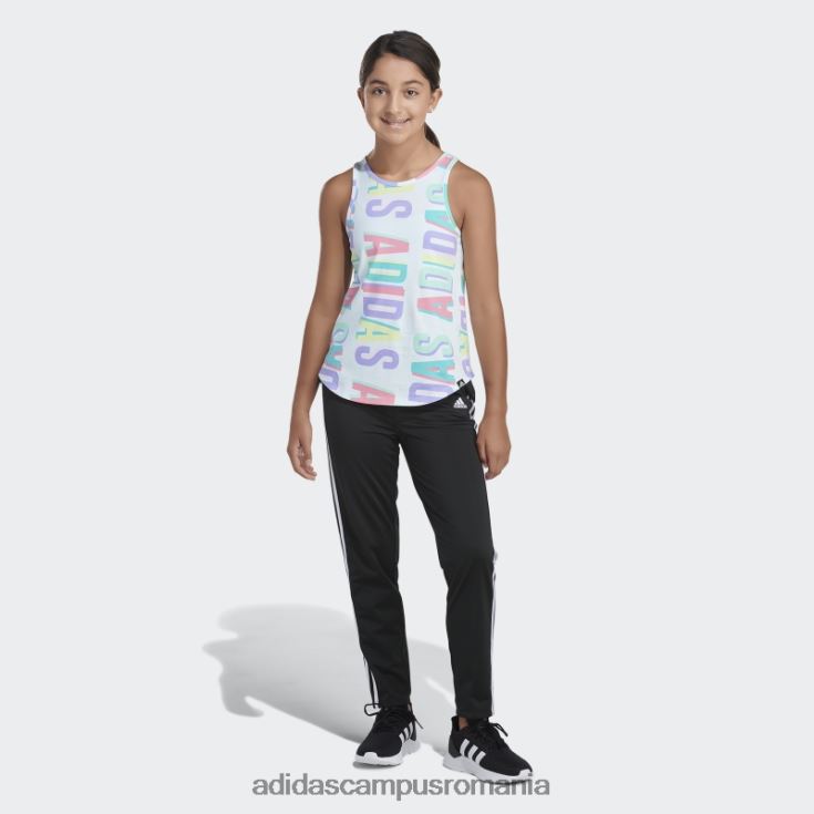 adidas campus romania top cu tiv curbat imprimeu peste tot gheata menta copii menta cu gheata J266N225363