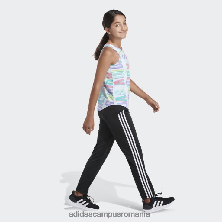 adidas campus romania top cu tiv curbat imprimeu peste tot gheata menta copii menta cu gheata J266N225363