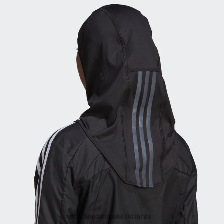 adidas campus romania rulați pictograme 3 dungi sport hijab negru femei negru J266N23277