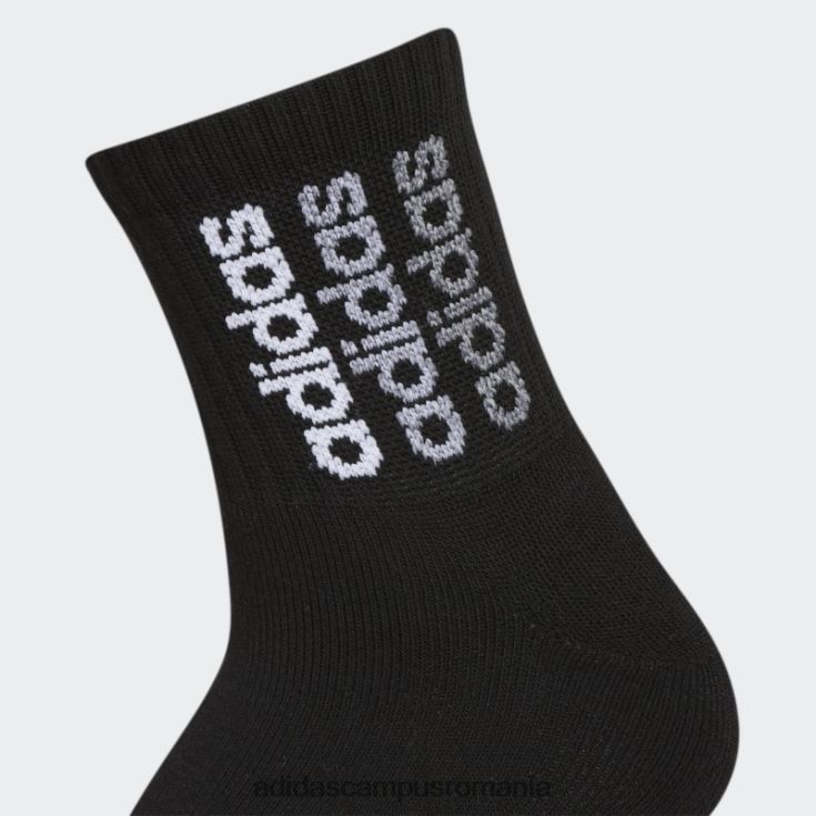 adidas campus romania negri wm spt strp 2 3pk șosete sferturi înalte adidas femei negru J266N224357