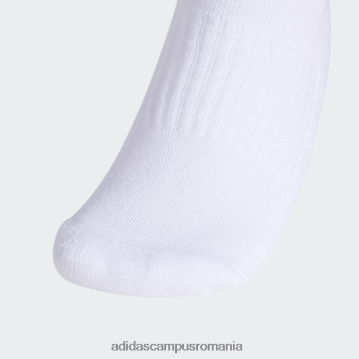 adidas campus romania șosete albe cu perne de echipaj 3 perechi femei alb/onix J266N224371