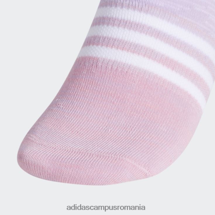 adidas campus romania șosete albe superlite cu vopsea multispațială fără prezentare 6 perechi femei alb/violet/multicolor J266N224359