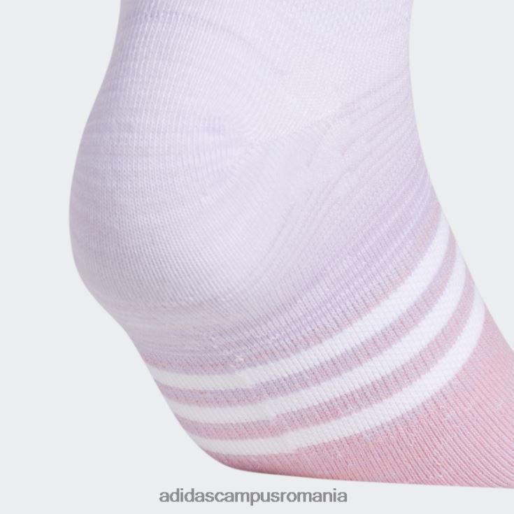 adidas campus romania șosete albe superlite cu vopsea multispațială fără prezentare 6 perechi femei alb/violet/multicolor J266N224359