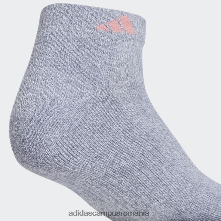 adidas campus romania șosete atletice decoltate 6 perechi adidas gri mediu femei gri mediu J266N224384