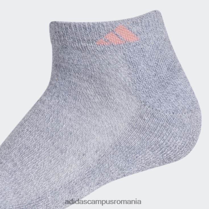 adidas campus romania șosete atletice decoltate 6 perechi adidas gri mediu femei gri mediu J266N224384